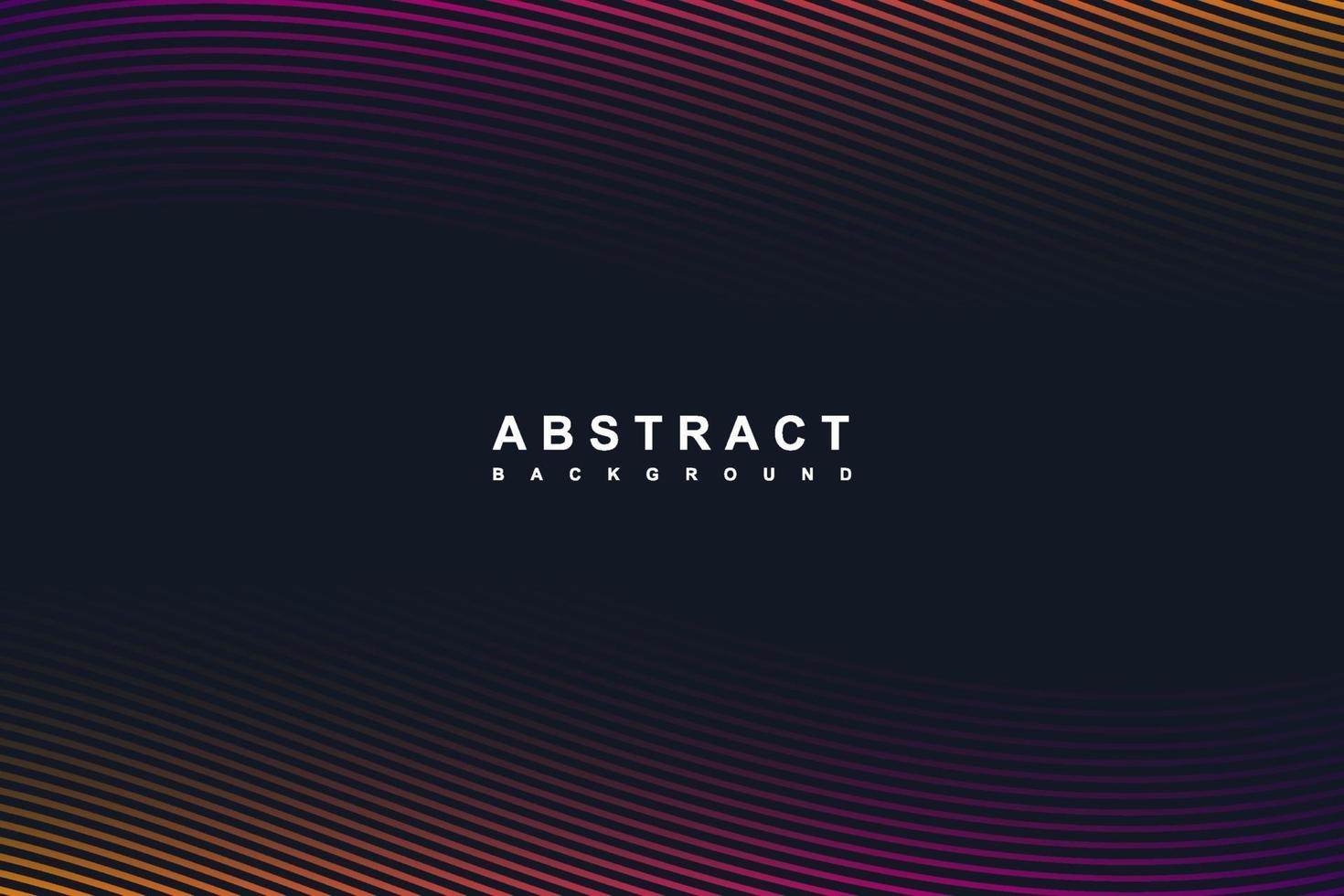 Abstract gradient lines curve dark background vector