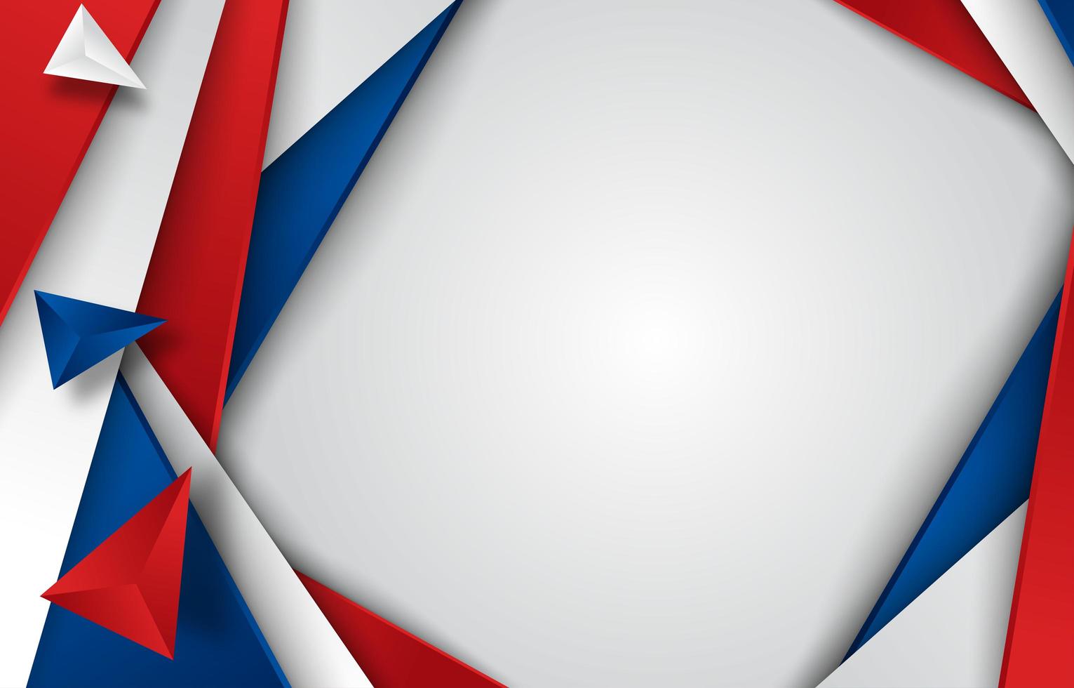 Triangle Geometric Red Blue And White Abstract Background 2425292