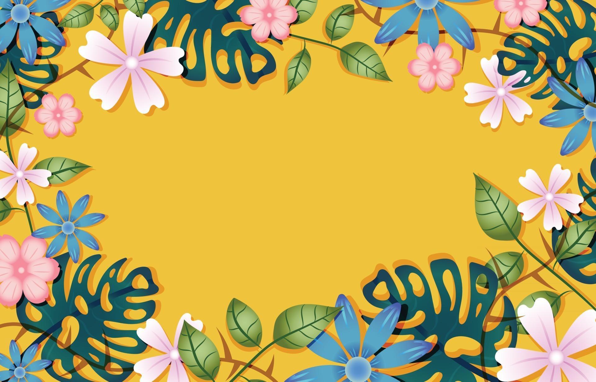 Colorful Spring Floral Background Template 2425302 Vector Art at Vecteezy Colorful Spring Floral Background Template 2425302 Vector Art at Vecteezy