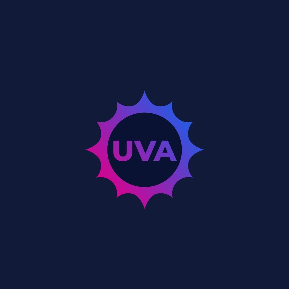 UVA icon or vector sign