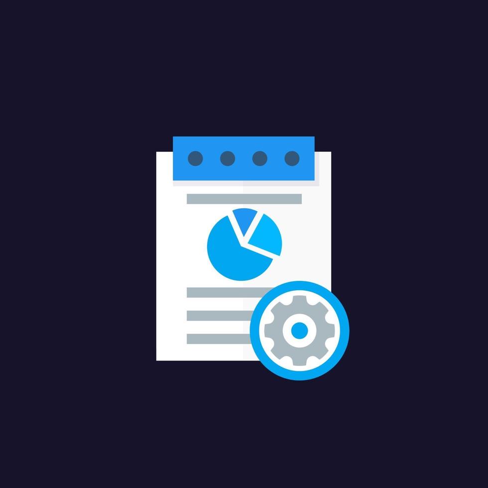 data processing and analytics icon 2425483 Vector Art at Vecteezy