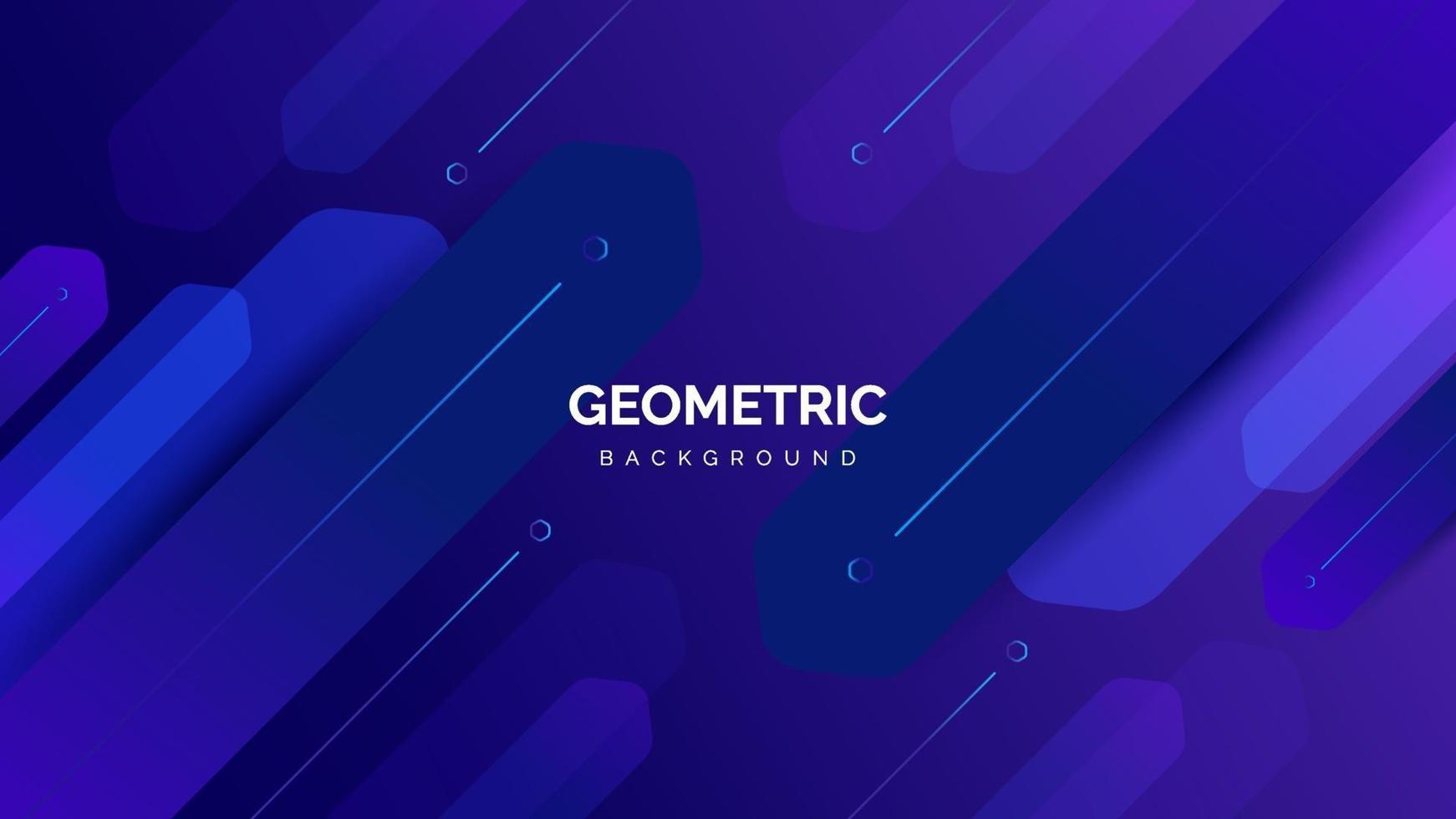 Minimal geometric background Dynamic shapes modern composition vector illustration