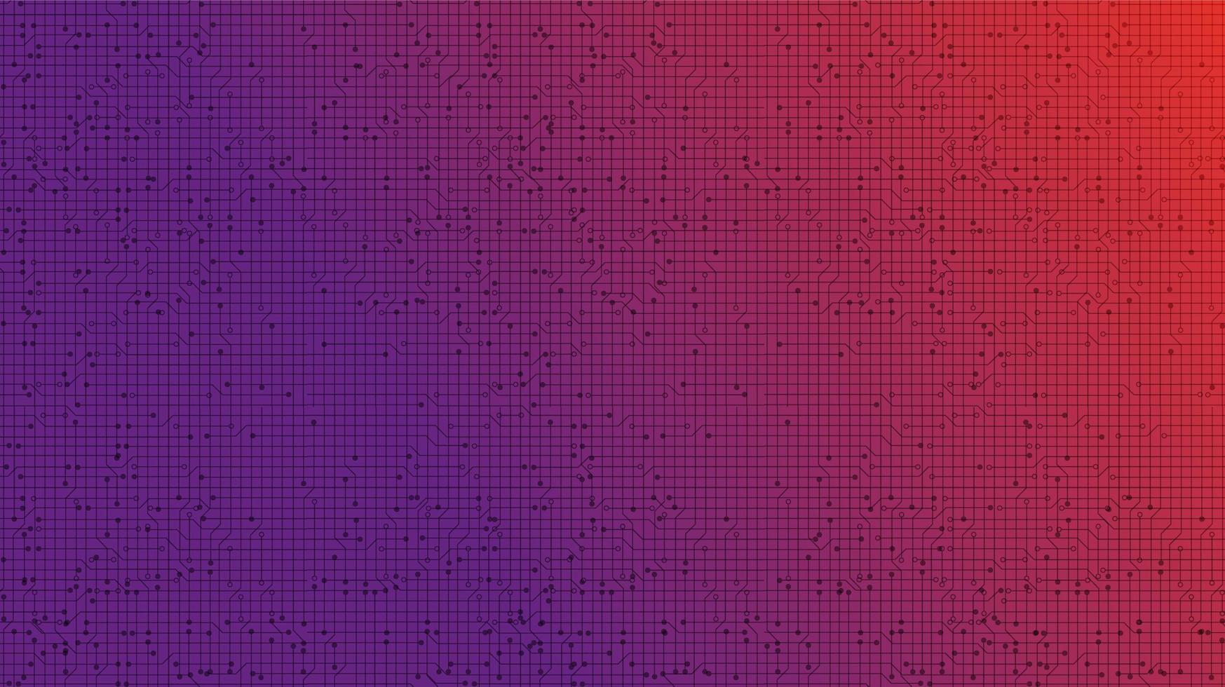 Purple Circuit Microchip Technology on Future Background vector