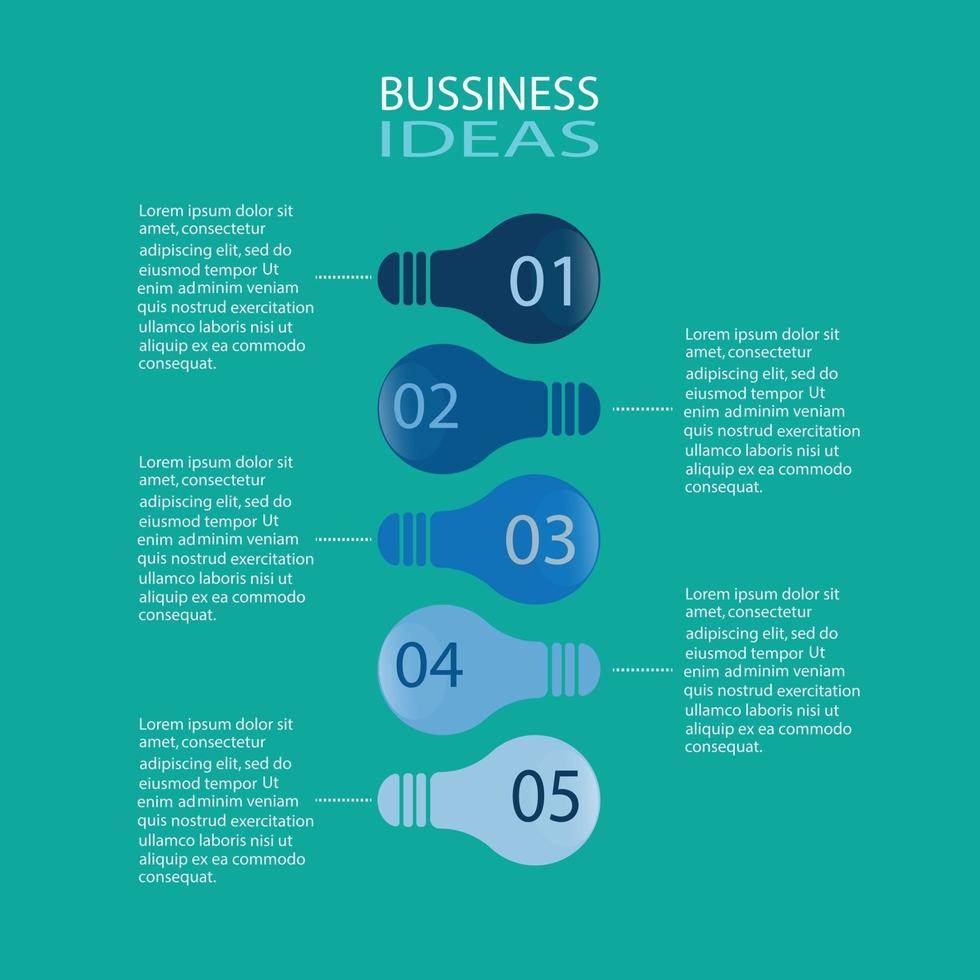 Infographic template in 4 steps Template for diagram graph presentation and chart vector