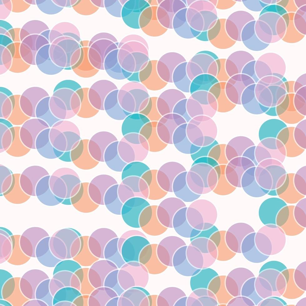 water color circle balloon type pattern vector