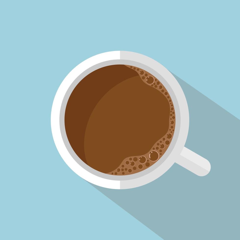 Cup with coffee vector