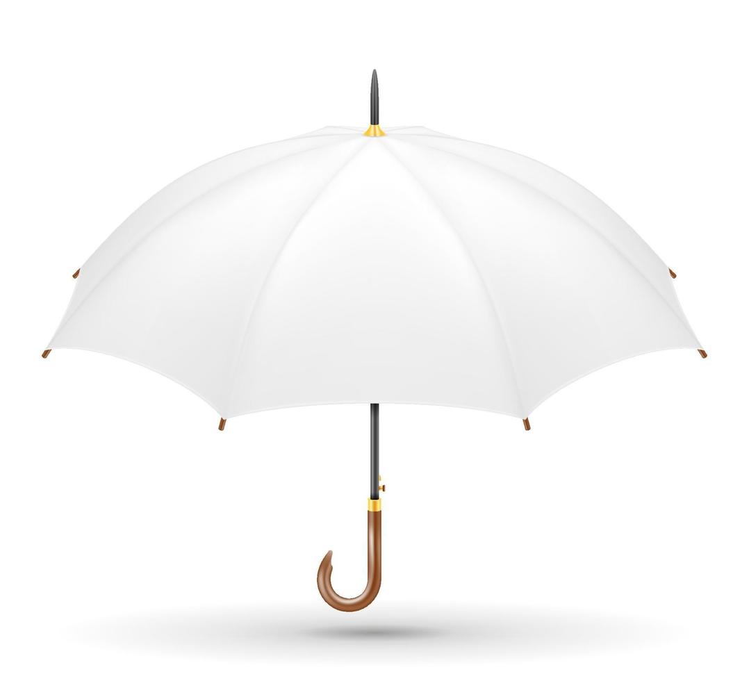 classical umbrella from rain stock vector illustration isolated on background
