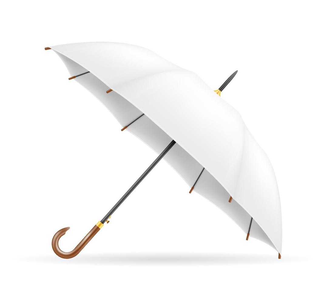 classical umbrella from rain stock vector illustration isolated on background