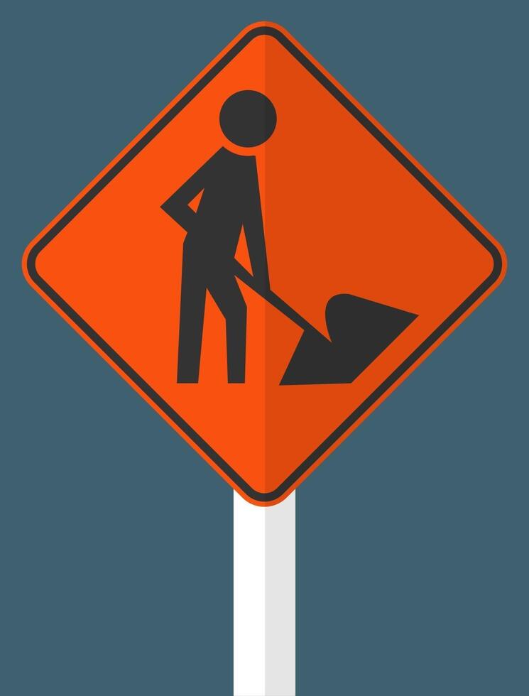 Men At Work Sign vector