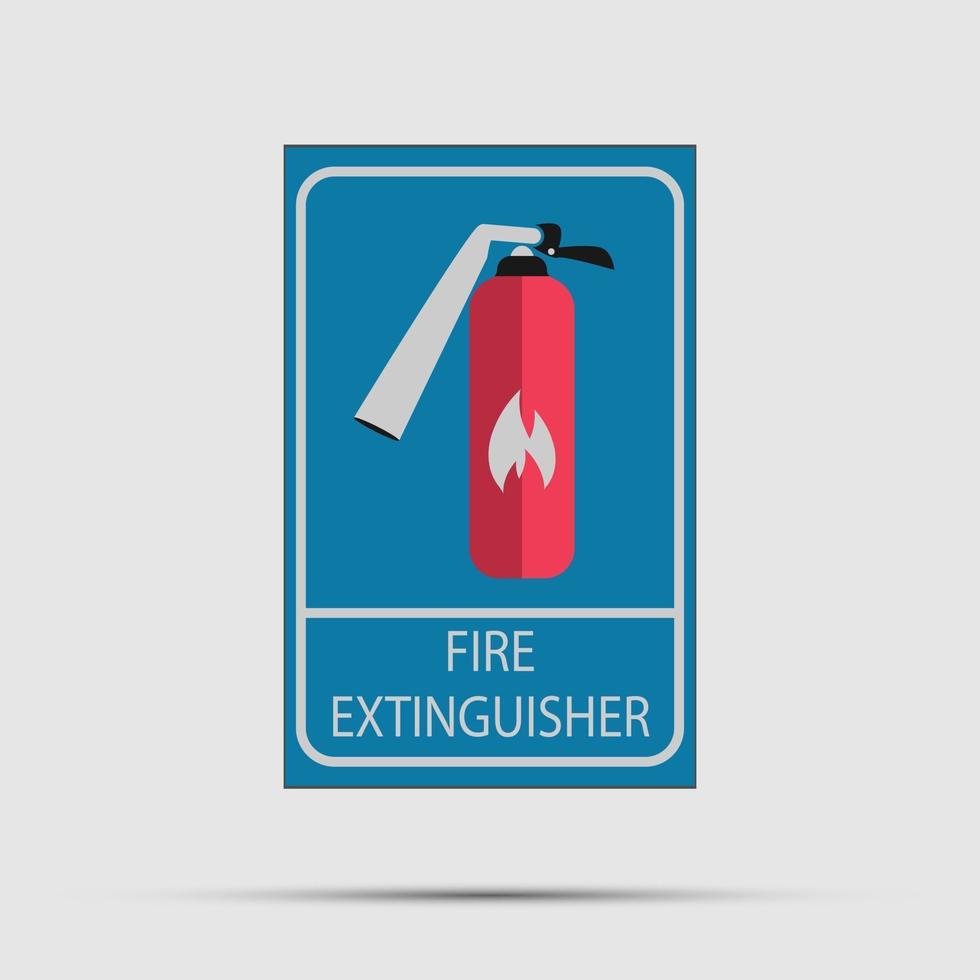 Fire extinguisher icon vector