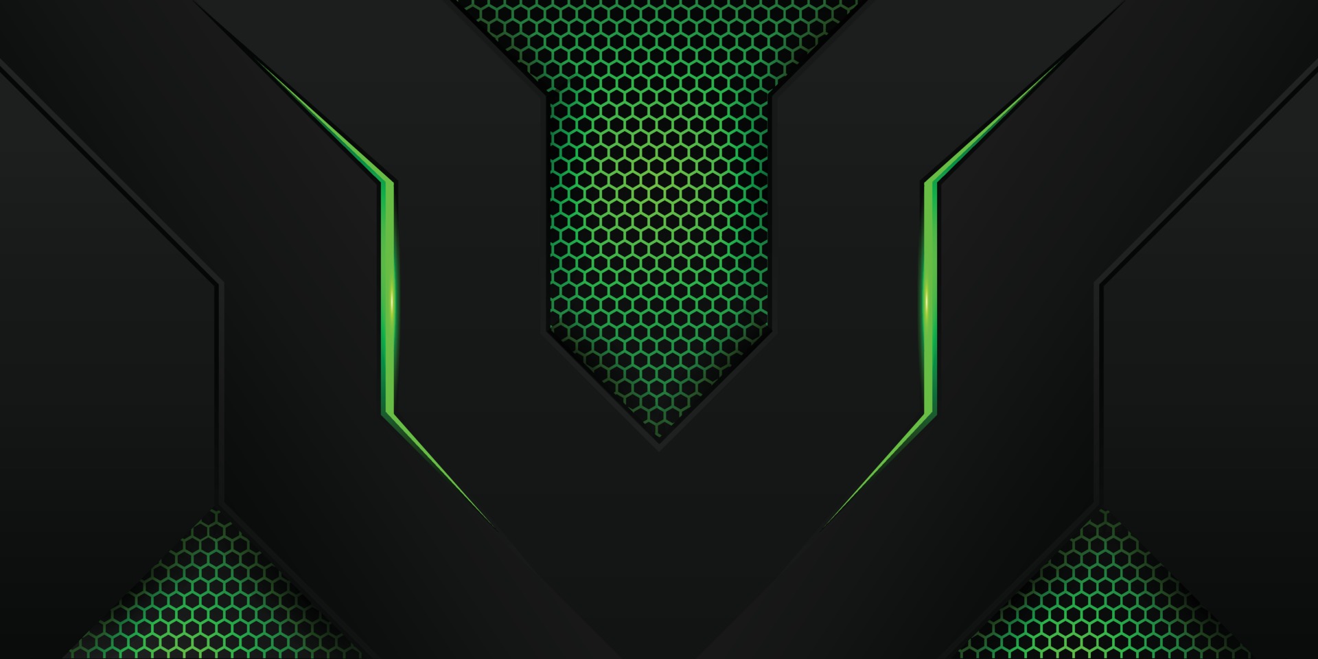 modern green gaming background with hexagon pattern 2426807 Vector Art at  Vecteezy