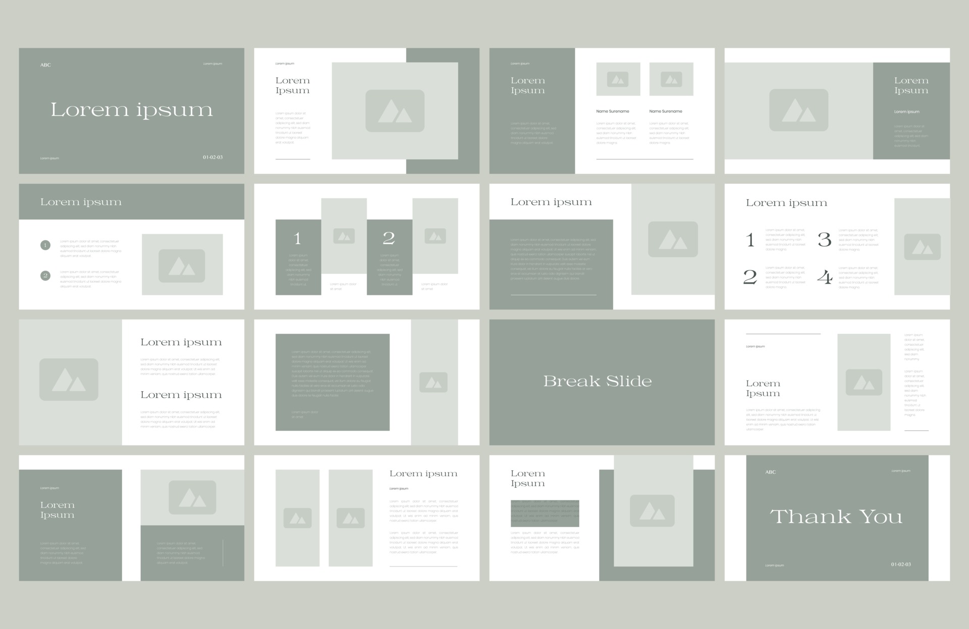 modern brand guide presentation layout design template 2426840 Vector