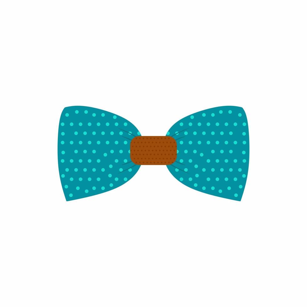 Bow tie flat icon vector