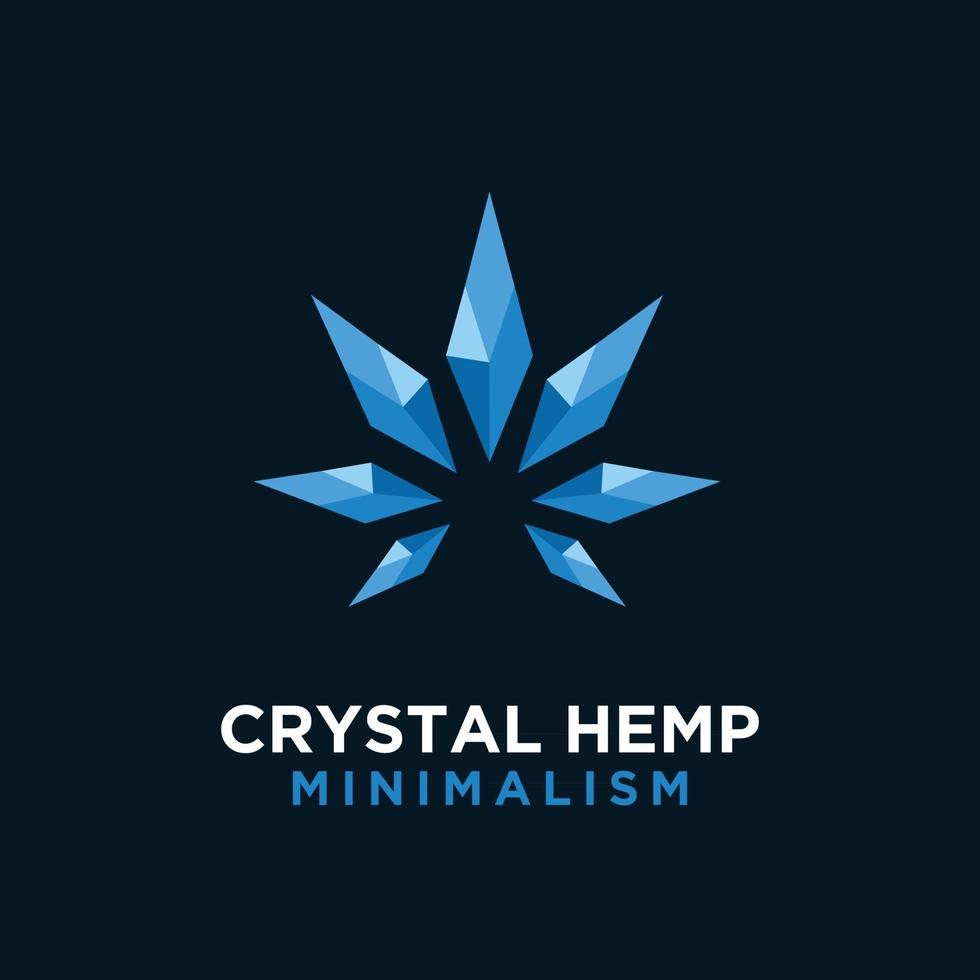 premium crystal hemp vector logo 2427709 Vector Art at Vecteezy