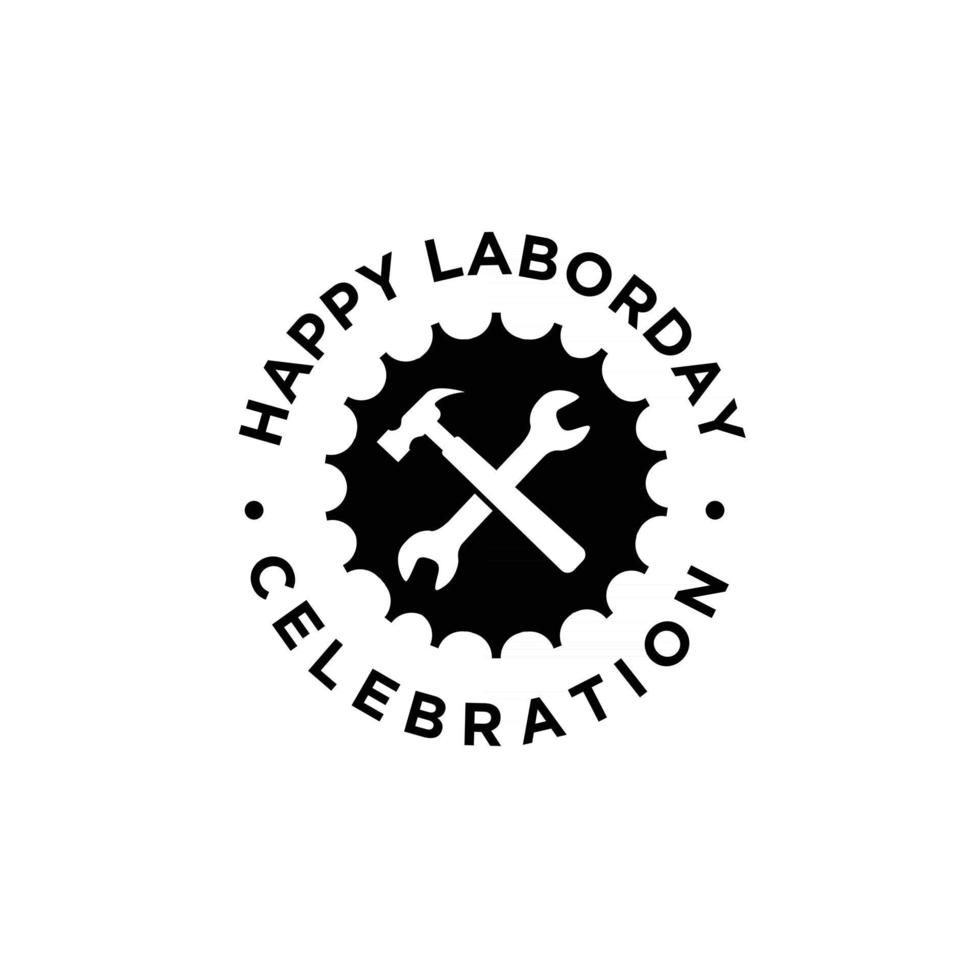 labor day vector logo icon design banner