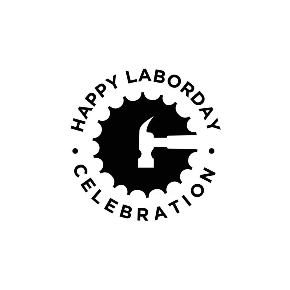 labor day vector logo icon design banner