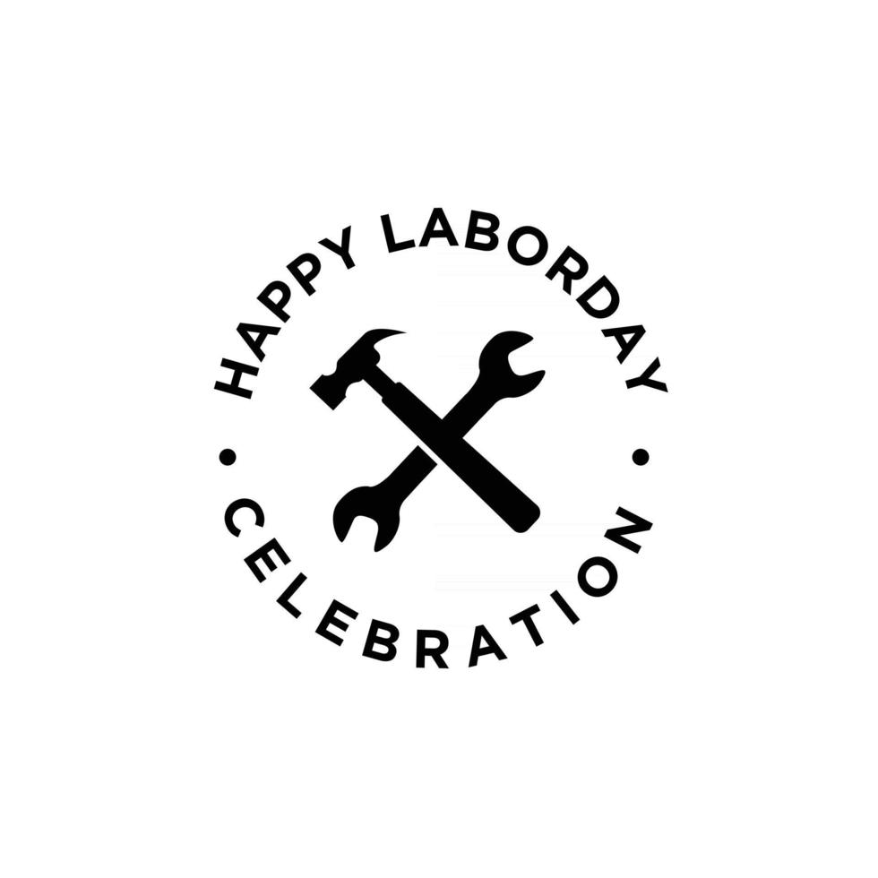 labor day vector logo icon design banner