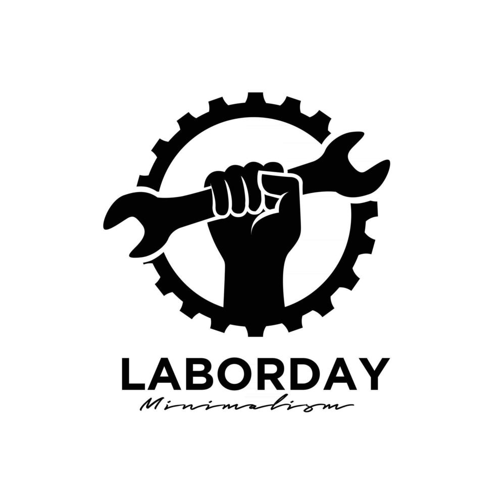 labor day vector logo icon design banner