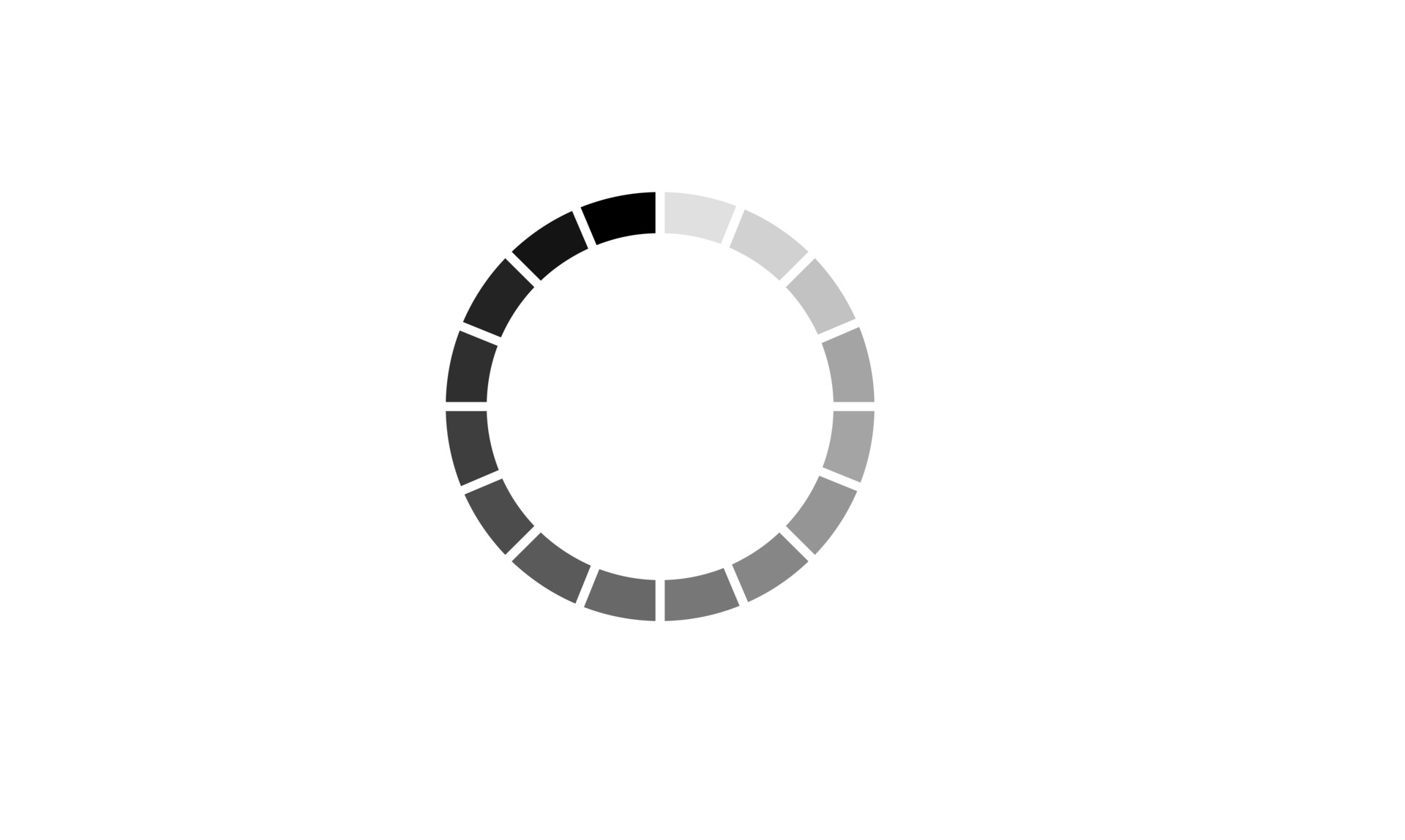 simple loading round black icon design white background 2427869 Vector ...