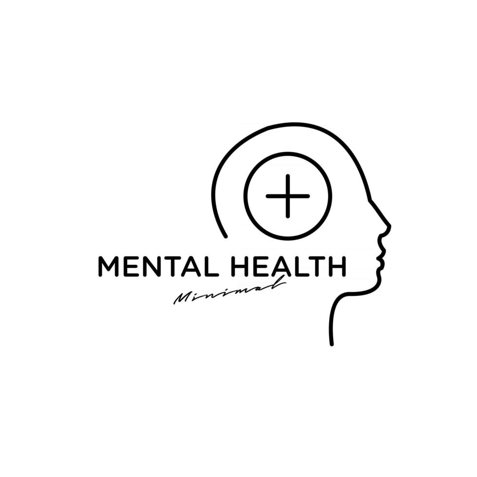 Mental health vector logo icon design 2427925 Vector Art at Vecteezy