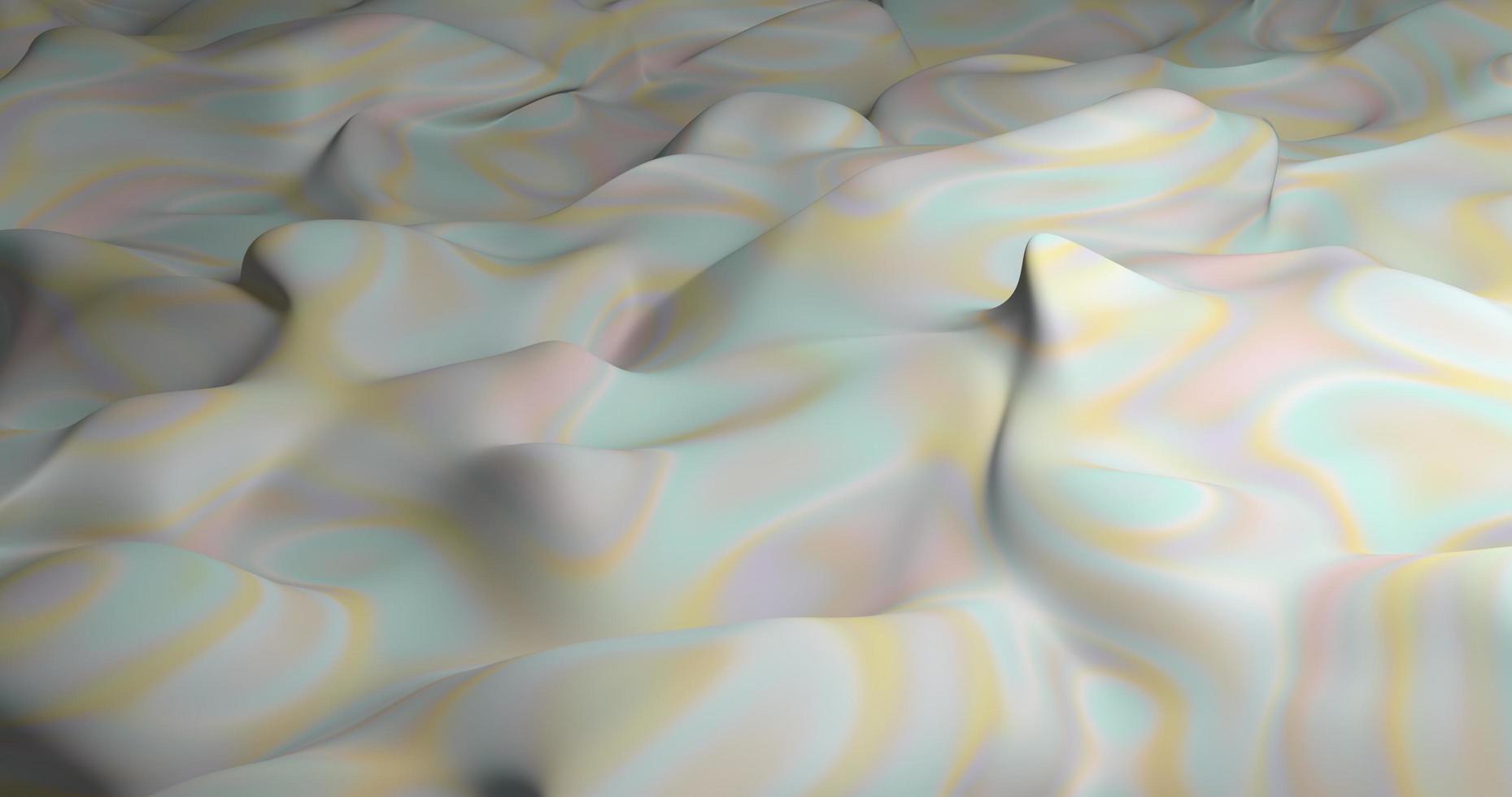 Abstract trendy liquid background 3d render photo