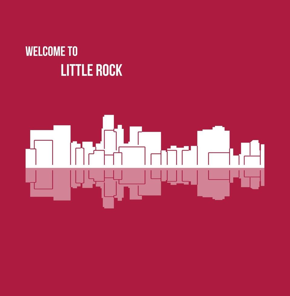 Little Rock Arkansas vector