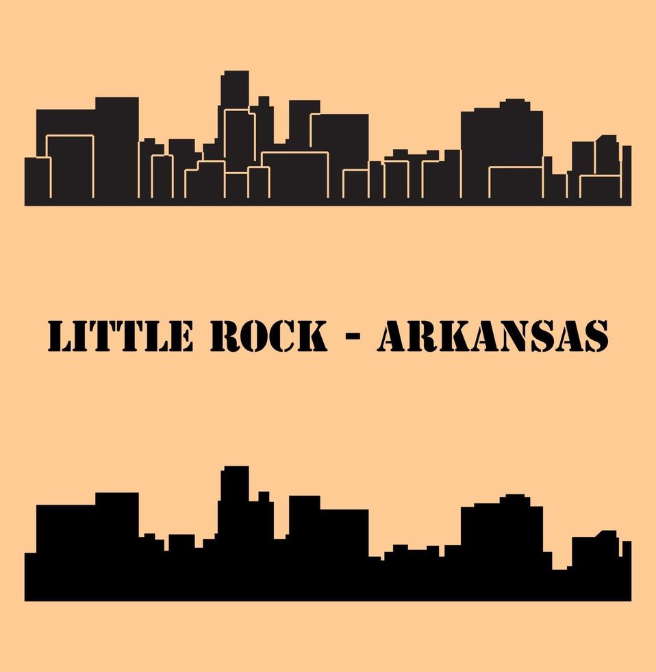 Little Rock Arkansas vector