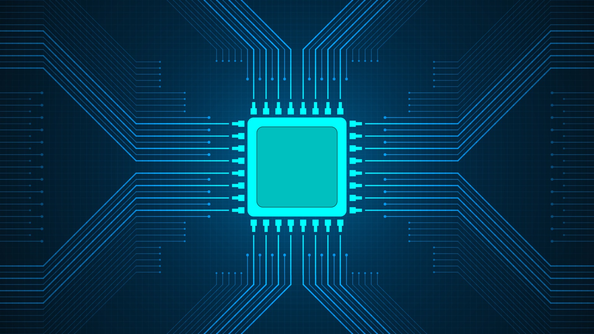 Central point of the operating system on a dark blue background 2429478