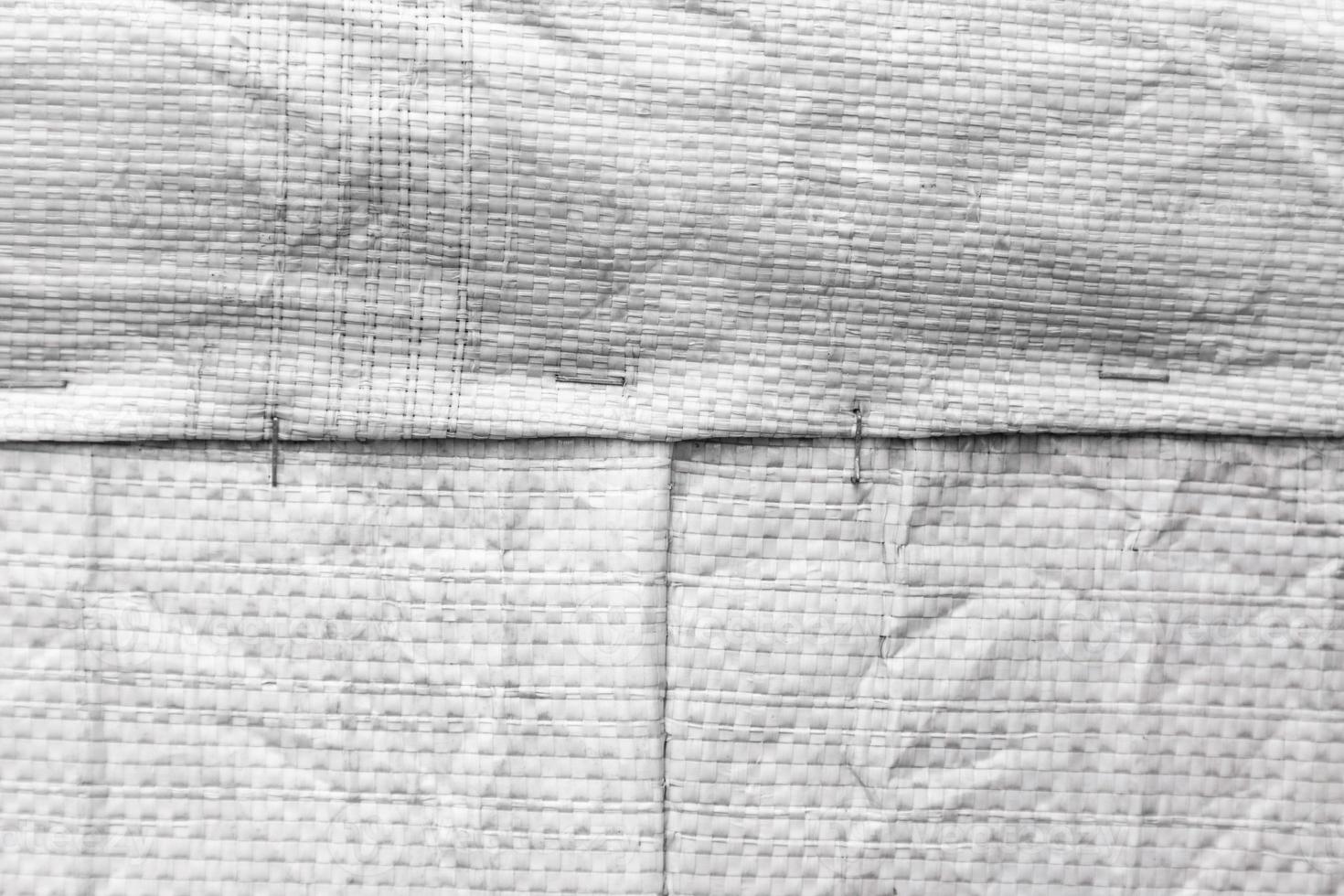 Bolsa de yute o arpillera textura de fondo horizontal foto