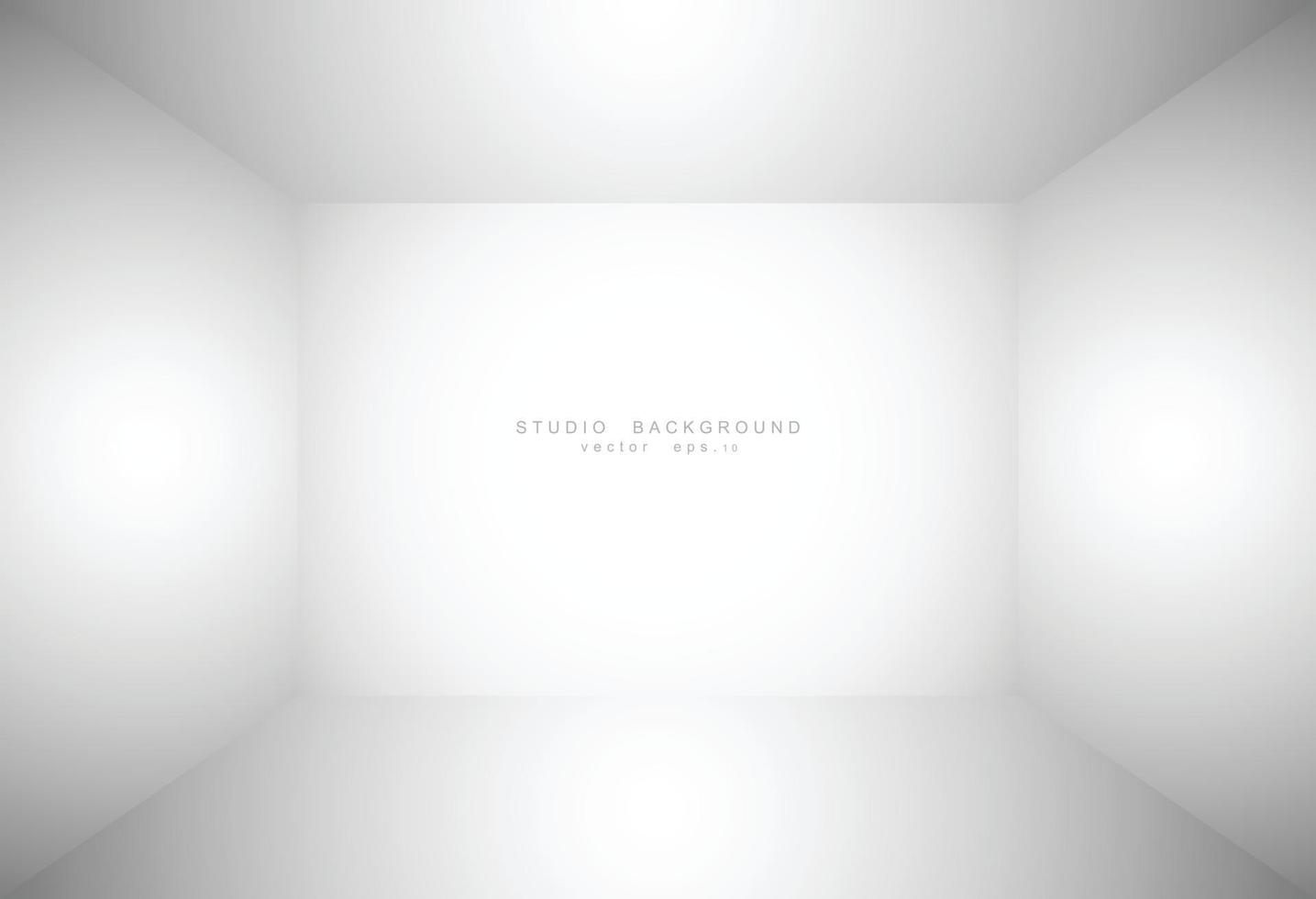Empty studio room background vector