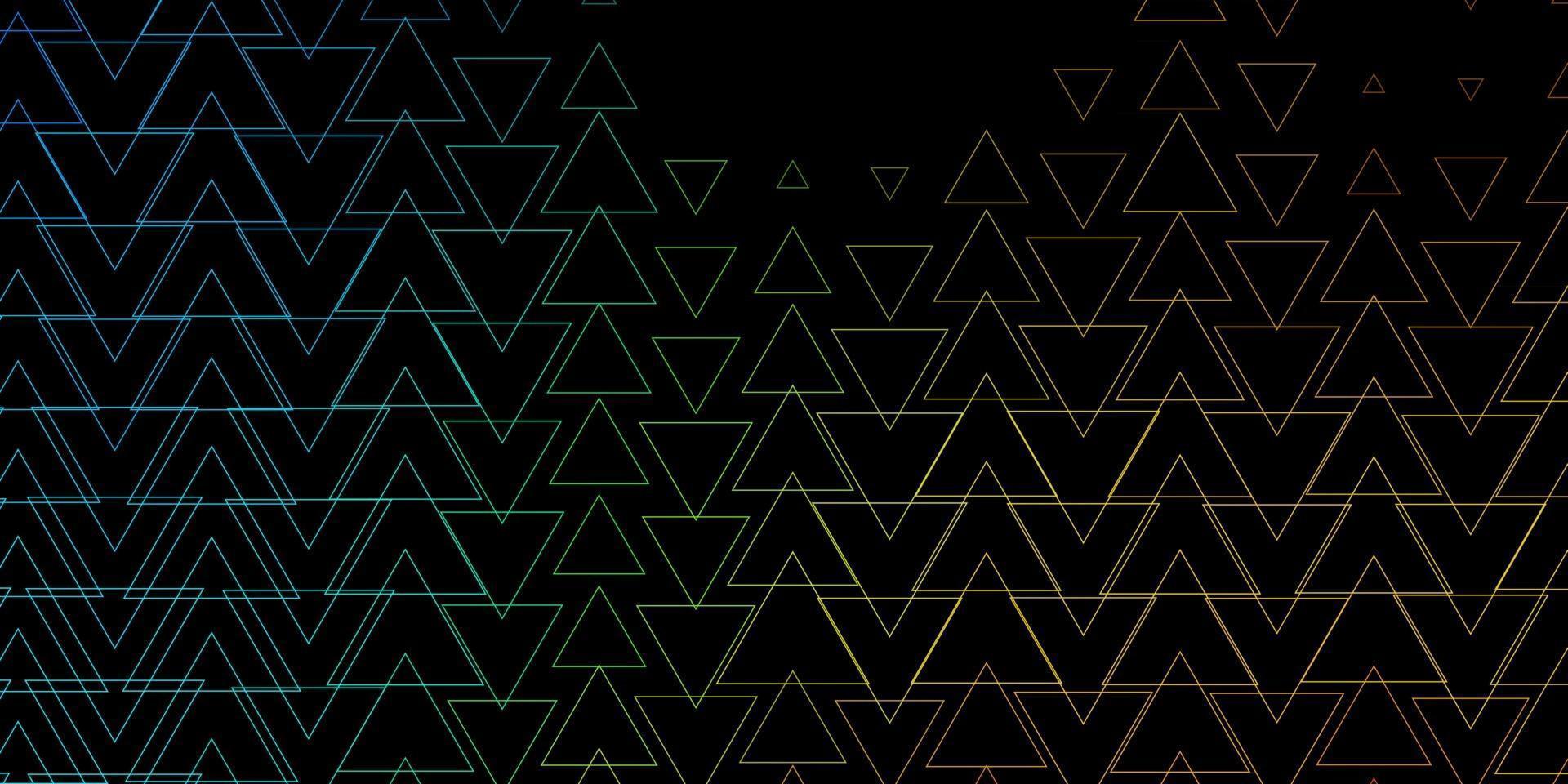 Abstract vector background with colorful gradient