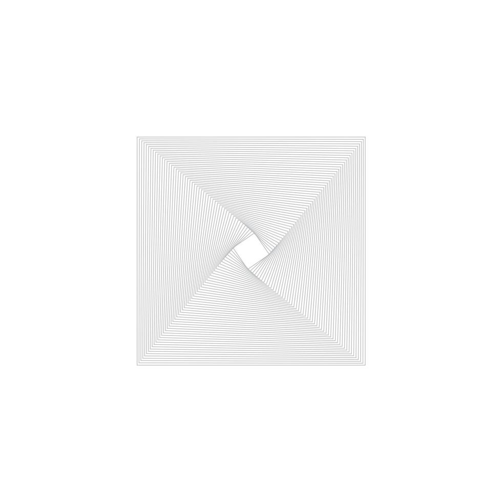 Stroke square frame logo vector