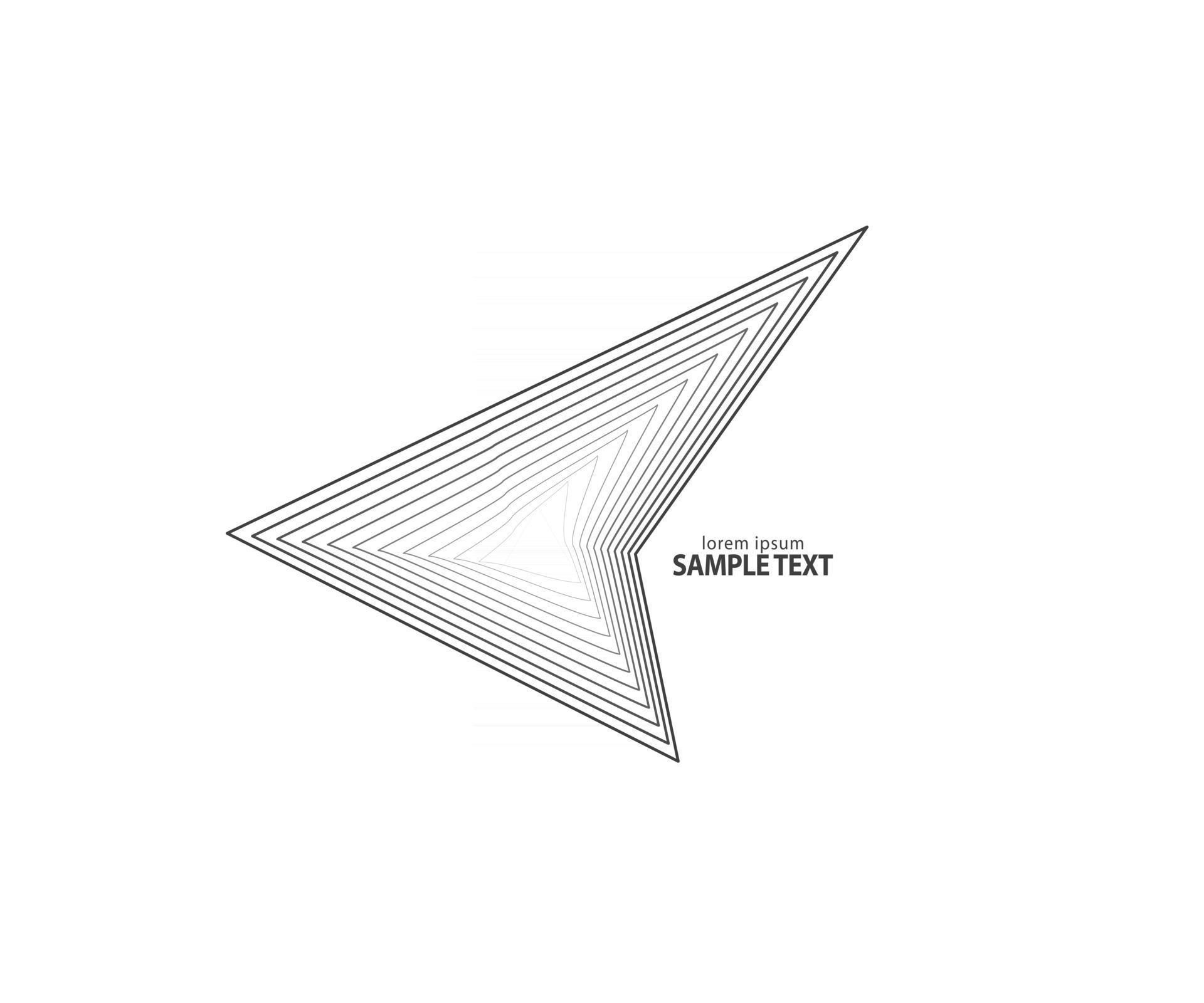 Triangle line design 2432027 Vector Art at Vecteezy