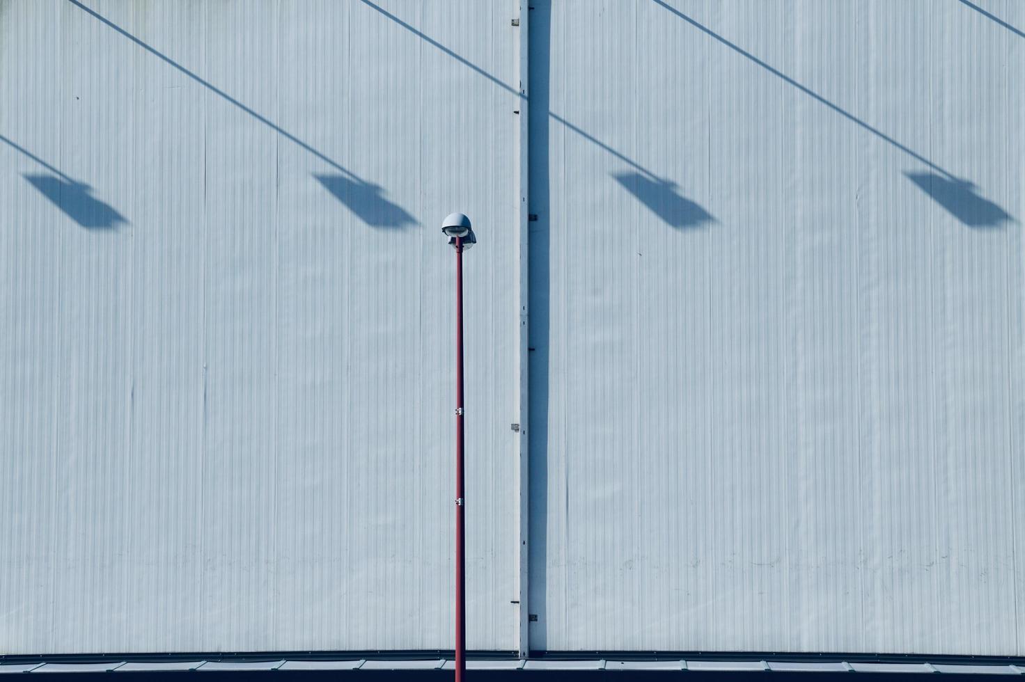 street lamp in the city photo