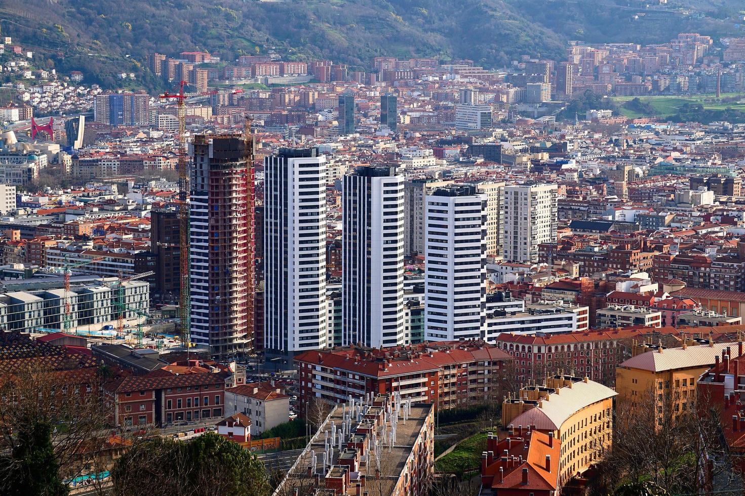 cityscape of Bilbao city Spain travel destination photo