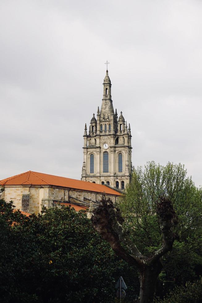 church architecture in Bilbao city Spain travel destination photo