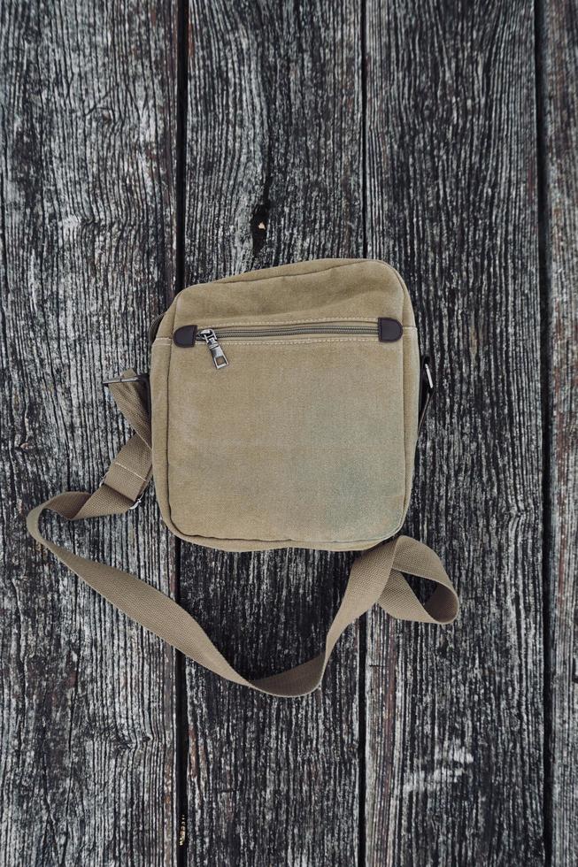 brown bag for traveling photo