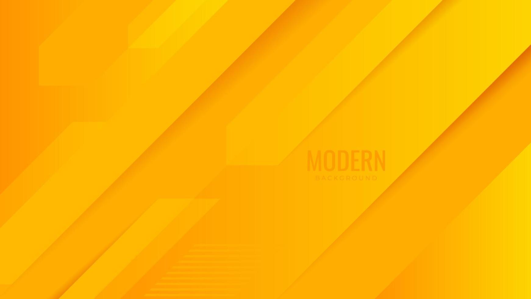 Abstract modern yellow line. Minimalist background with bright sunny. vector