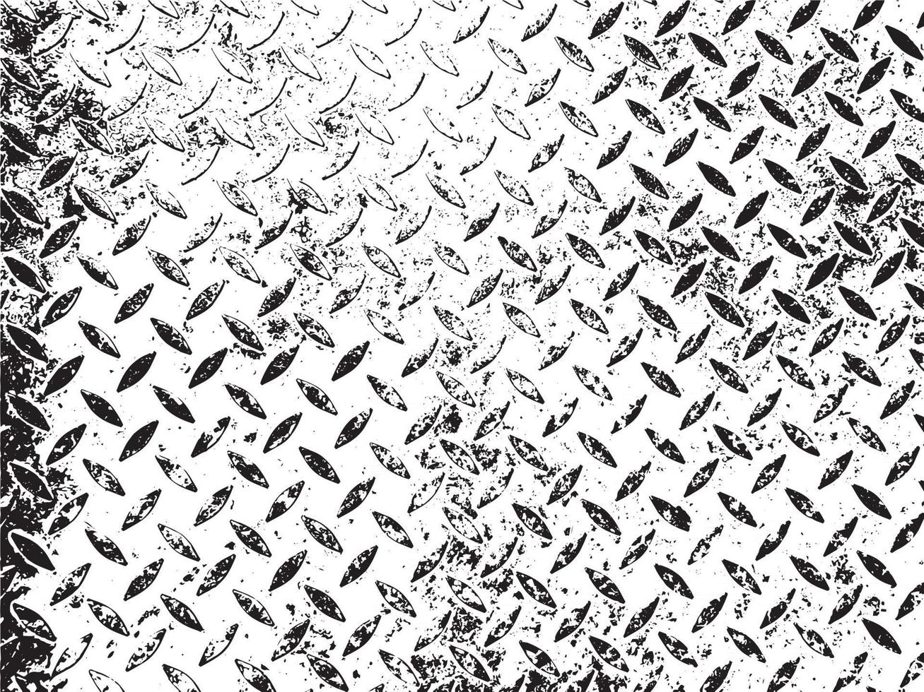 Rust and dirt overlay black and white texture vector