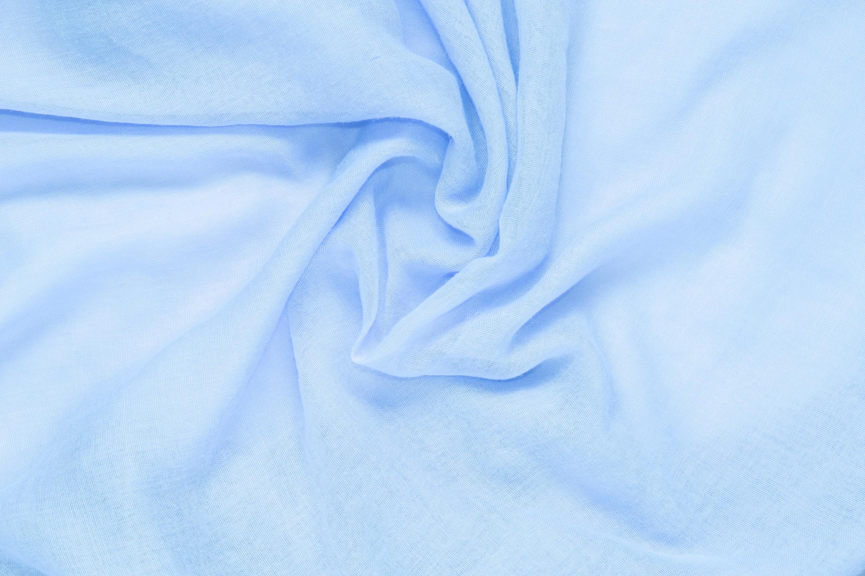 Wrinkled blue fabric