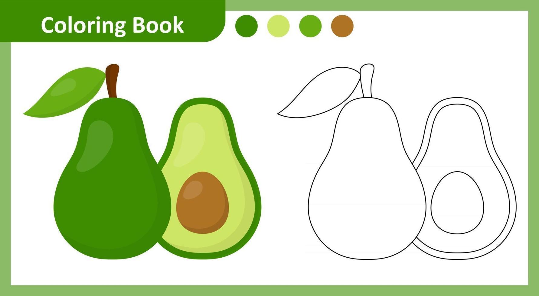 libro para colorear aguacate 2434502 Vector en Vecteezy libro para colorear aguacate 2434502 Vector en Vecteezy