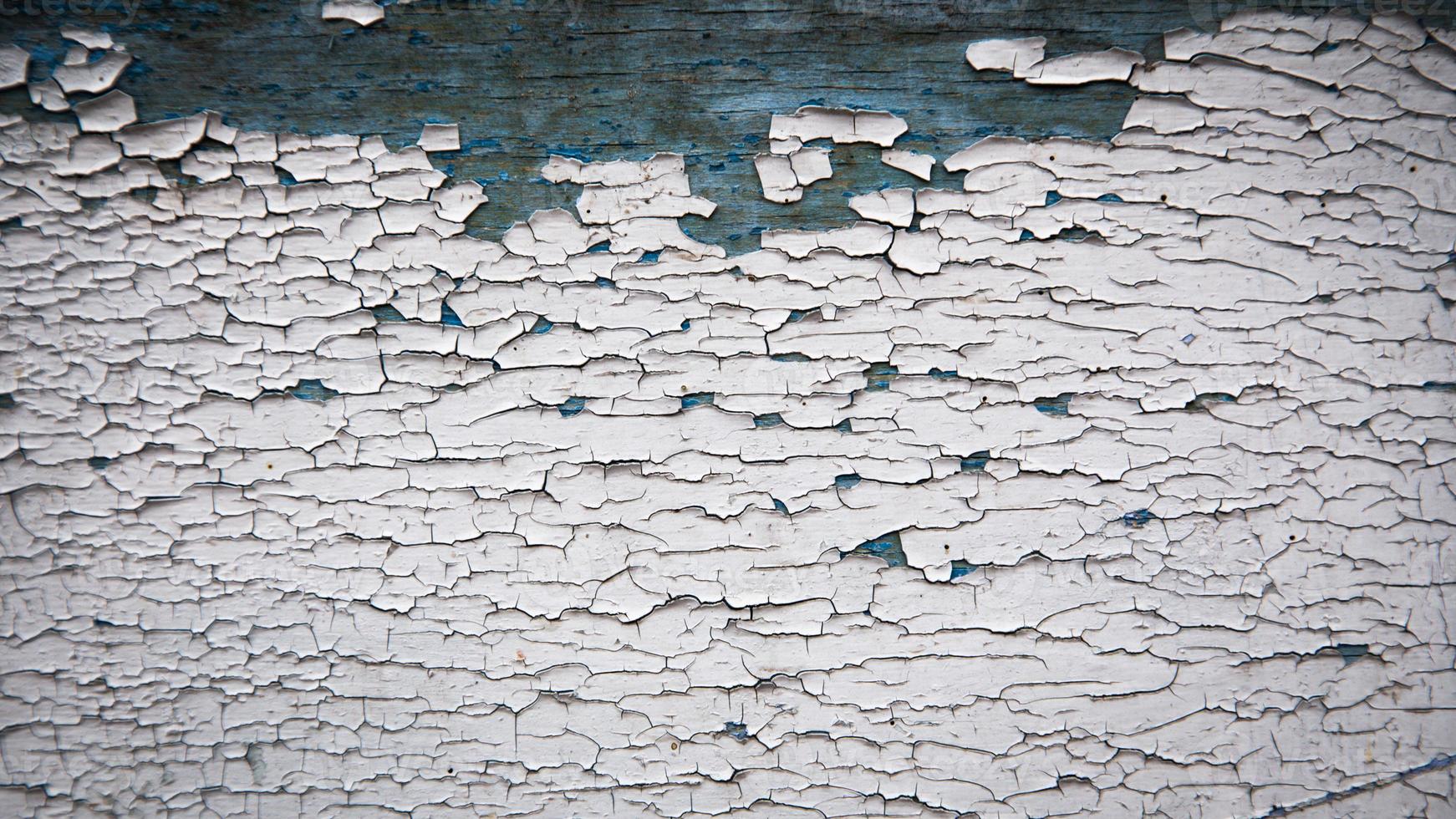 Painted white old wooden wall texture photo