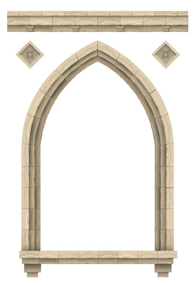 Classic antique arch vector