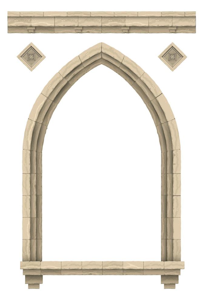 arco antiguo clásico vector