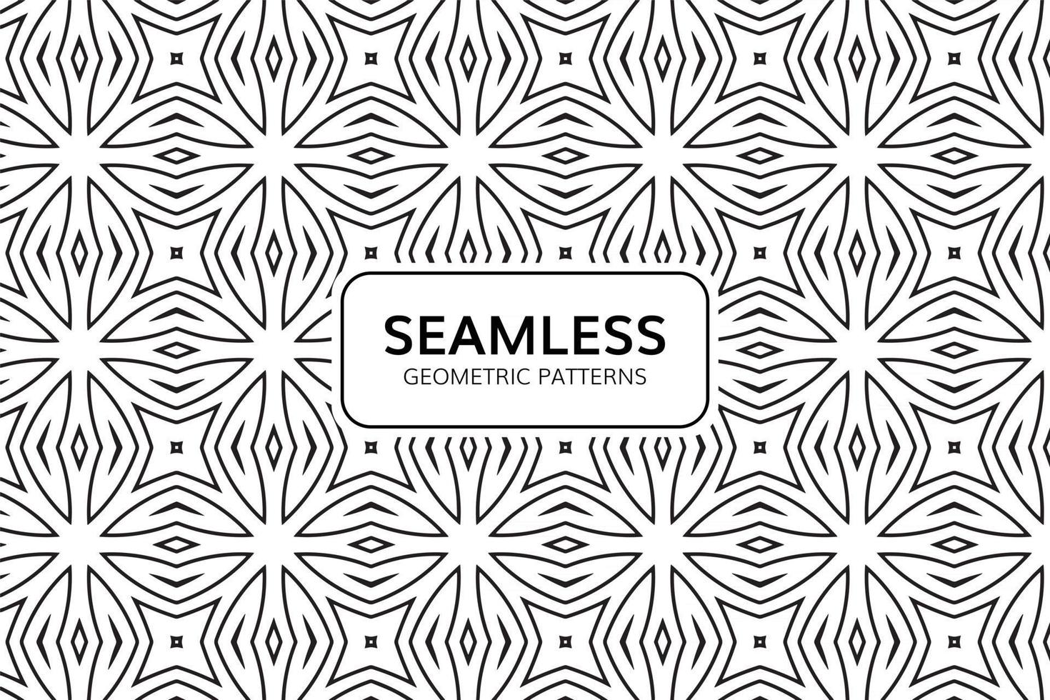 Abstract Geometric Seamless Pattern Background vector