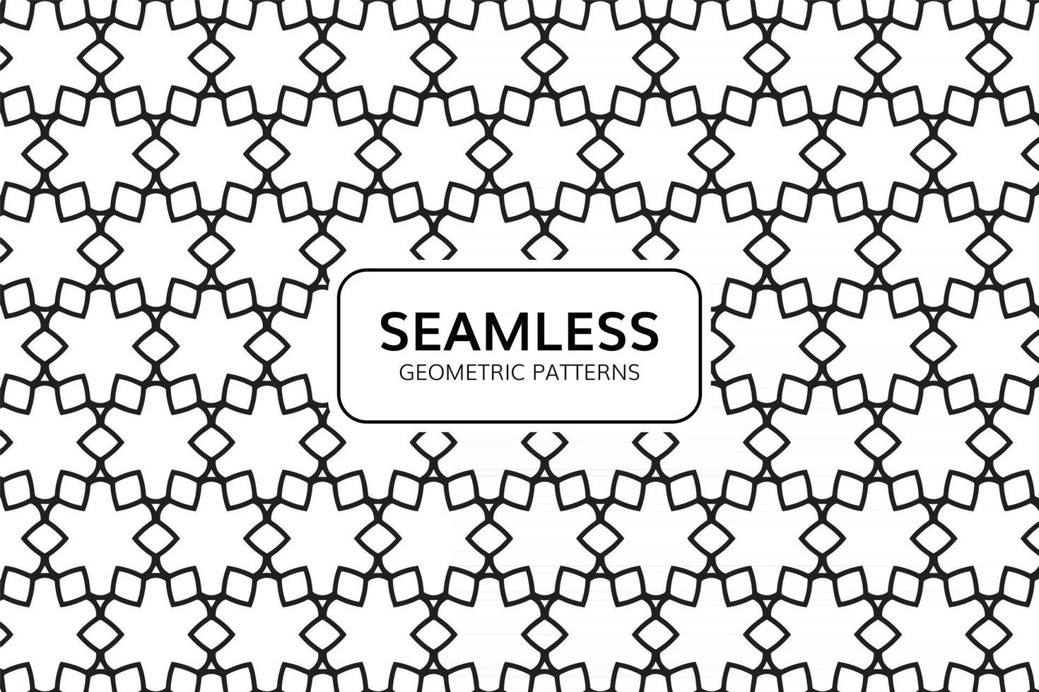 Abstract Geometric Seamless Pattern Background vector
