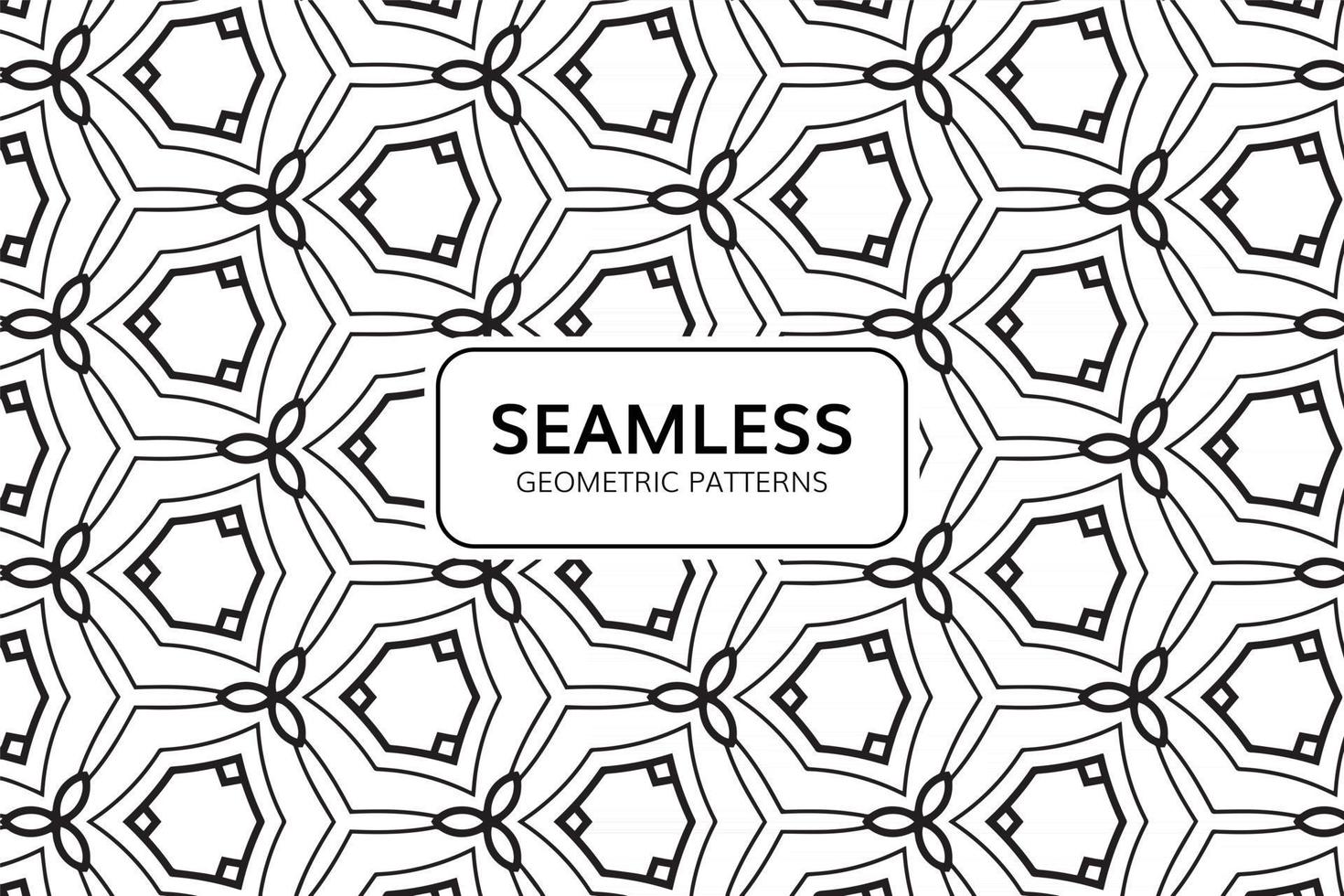 Abstract Geometric Seamless Pattern Background vector