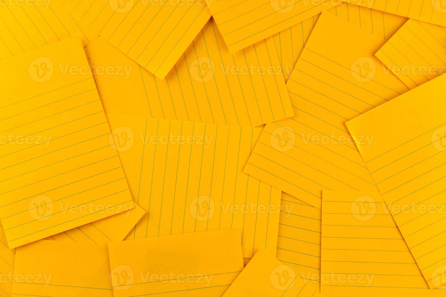Stack of blank rectangular orange sheet background photo