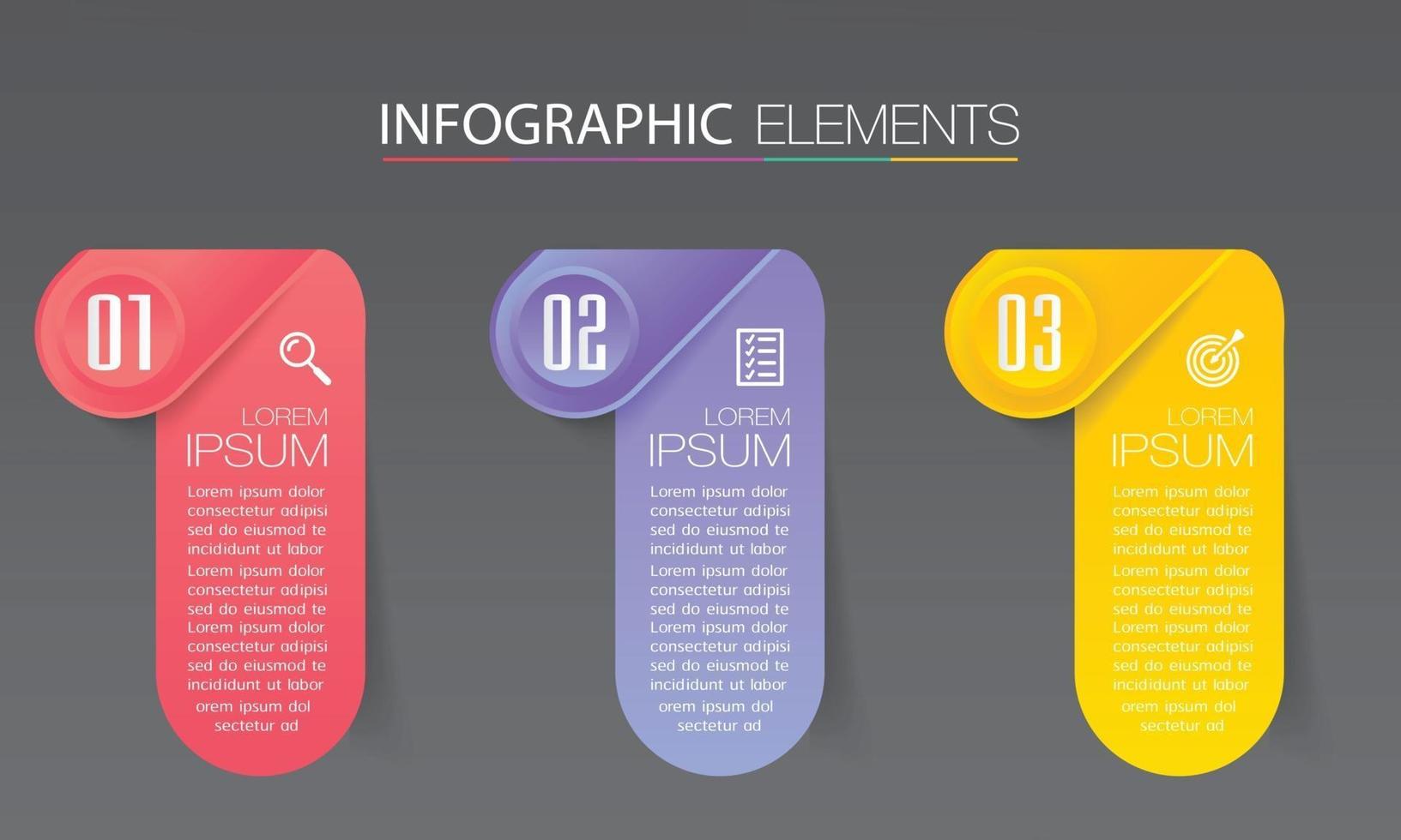 infografía de banner de plantilla de cuadro de texto moderno vector