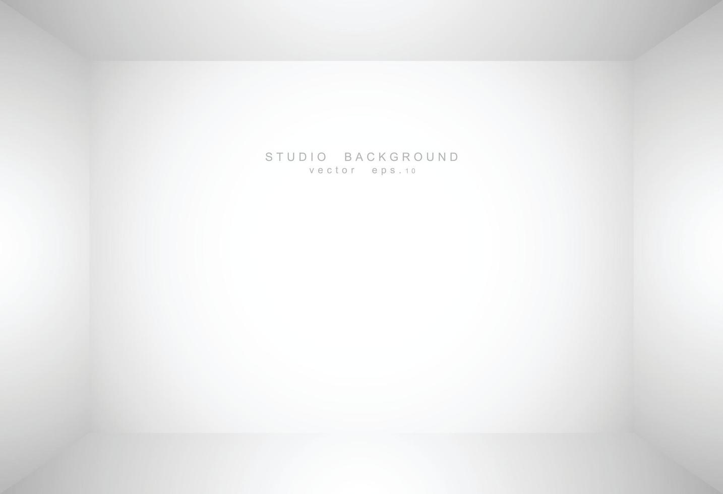 Empty studio room background vector